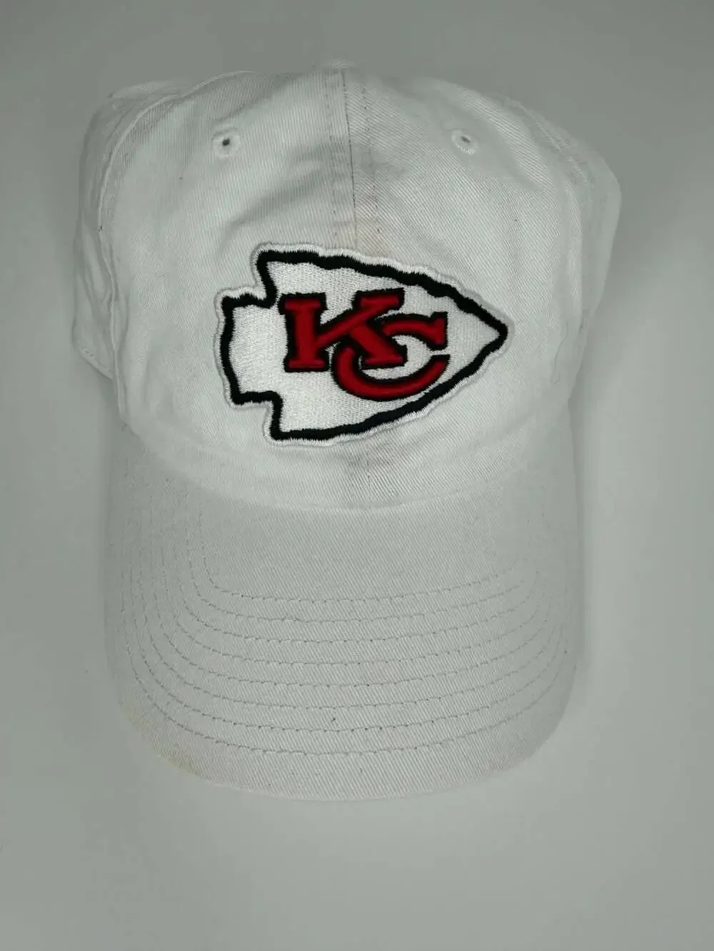 Kansas City Chiefs '47 Logo Clean Up Adjustable Hat - White